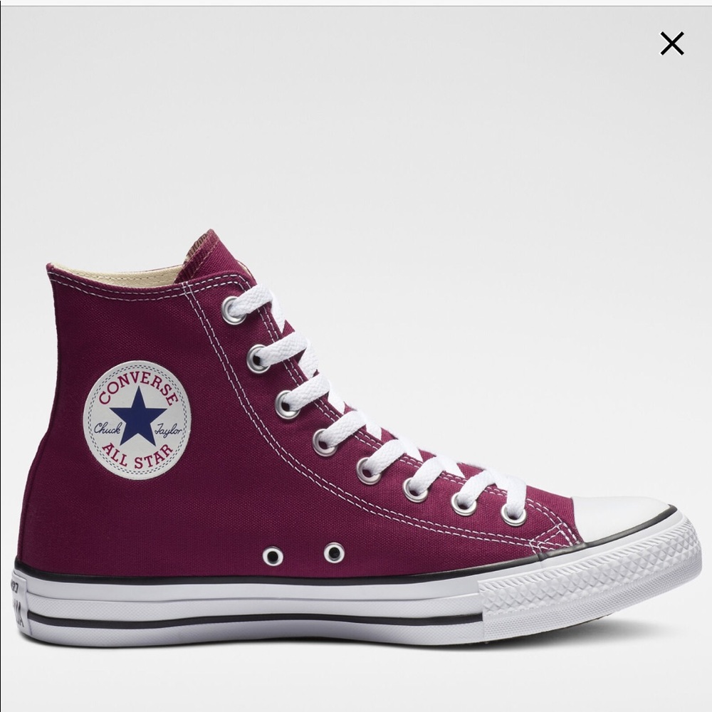 Maroon converse
